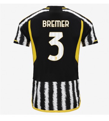 Juventus Gleison Bremer #3 Replica Home Stadium Shirt 2023-24 Short Sleeve